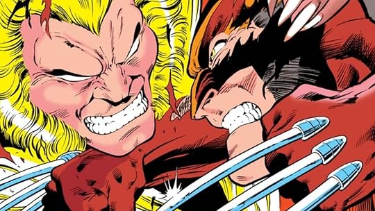 Sabretooth fights Wolverine in 1987's Mutant Massacre X-Men crossover event.