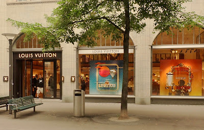 Luxury Brand Stores Bahnhofstrasse Zurich Switzerland