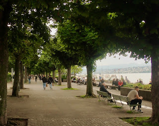 Zurich Lakeside Promenade Switzerland