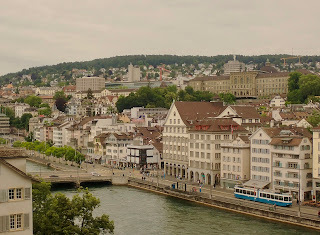 Neiderdorf Area from Lindenhof Park Zurich Switzerland