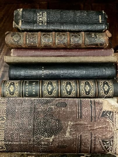 a pile of old books