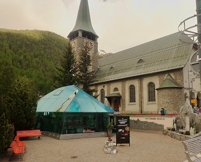 Matterhorn Museum St Mauritius Church Zermatt Switzerland