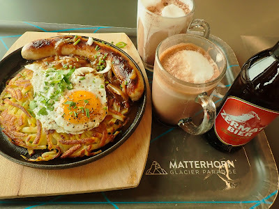 Matterhorn Glacier Paradise Restaurant Zermatt Switzerland