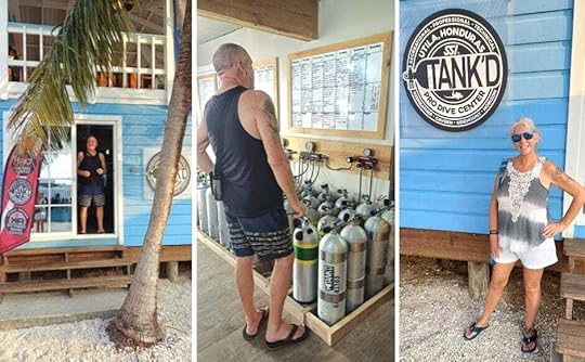 Tank'd Pro Dive Centre on Utila Honduras. The Backpacking Housewife 