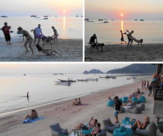 The Ban's Dive Resort Games were great fun and went on all day on Sairee Beach Koh Tao