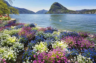 Parco Ciani View to Lake Lugano Switzerland
