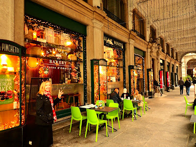 Beautiful Street in Lagano Switzerland