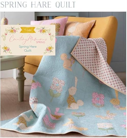 Tilda Creating Memories Spring Hare Quilt Free Pattern