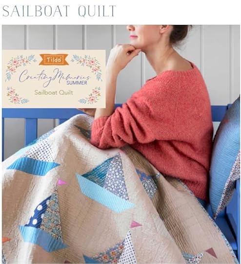 Tilda Creating Memories Sailboat Quilt Free Pattern