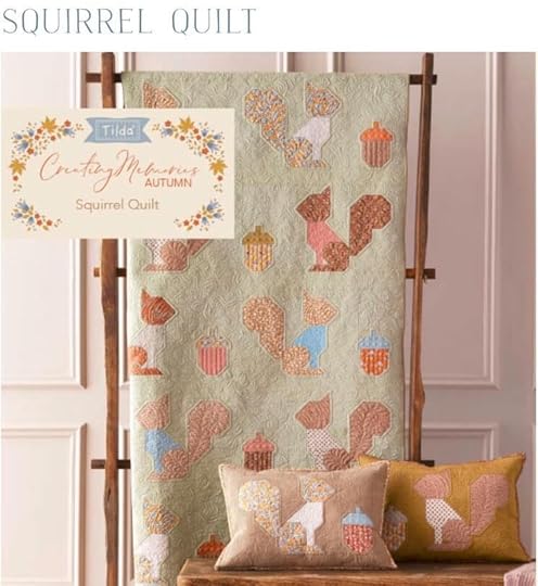 Tilda Creating Memories Squirrel Quilt Free Pattern