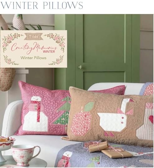 Tilda Creating Memories Winter Pillows Free Pattern