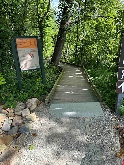 start of the archery trail