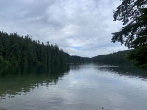 Sasamat Lake cloudy day