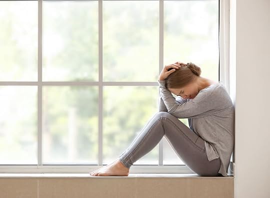 woman crying praying when have no words
