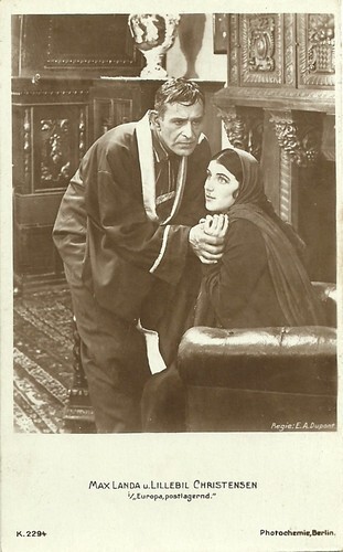 Max Landa in Europa, postlagerend (1918)