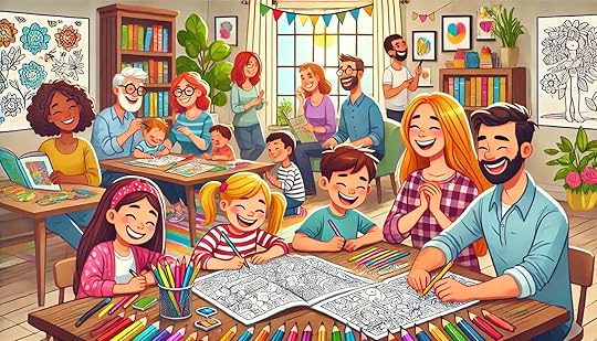 Coloring book arts and crafts activities.