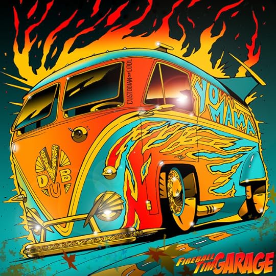 Bonus Sketch Custom VW Bus Concept Art by Fireball Tim