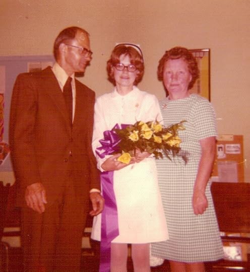 with Dad and Mom -graduation 1974