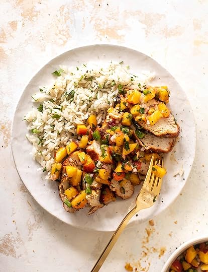 grilled jalapeño peach chicken