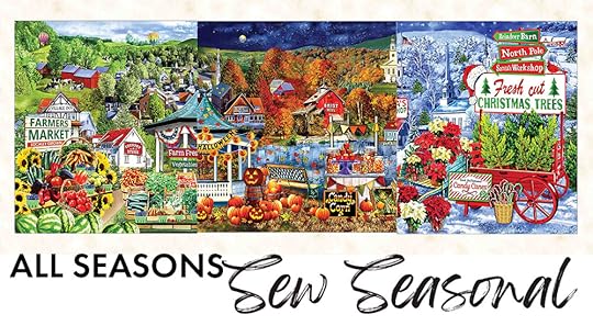 Benartex Designer Fabrics introduces Kanvas Studios' All Seasons Sew Sensational Fabric Panels available from ShopNZP.com by Nancy Zieman Productions