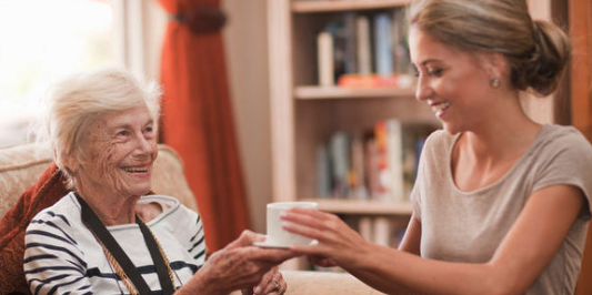 found family: old and young women