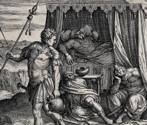 David steals King Saul's sword.