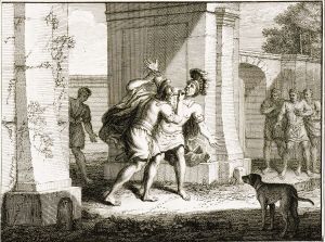 Joab kills Abner outside Hebron