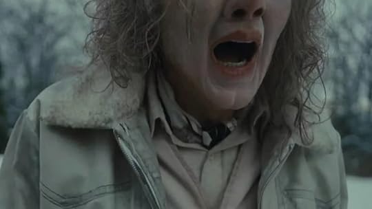 The bottom half of Nicolas Cage's terrifying face in Longlegs.