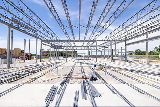 Welcome Center beams