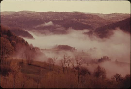 mist in the valley of East Randolph
