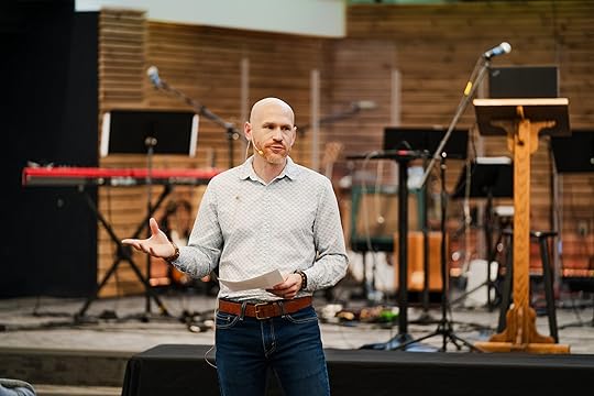 Photo of Chris Stollar speaking in public