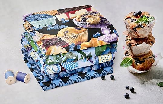 NEW! Blueberry Hill Fabric Collection by Kanvas Fabrics for Benartex Designer Fabrics available at Nancy Zieman Productions at ShopNZP.com