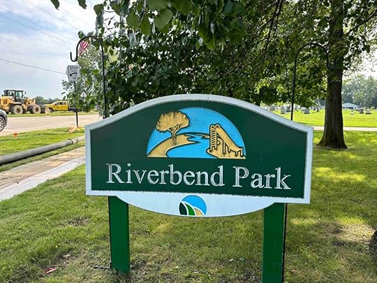 Riverbend Park sign