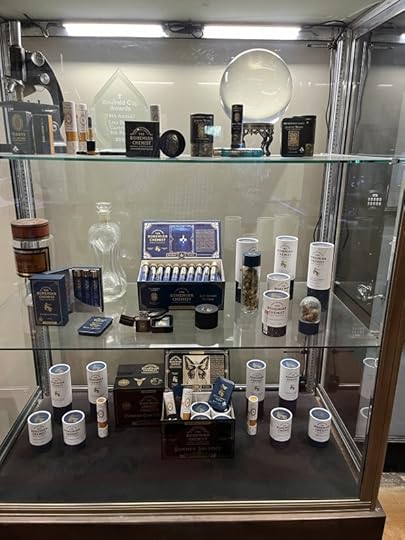A glass case at the Bohemian Chemist apothecary is a showcase for the brand's cannabis products, which are grown in a nearby part of the Anderson Valley. (Adam Tschorn/Los Angeles Times/TNS)