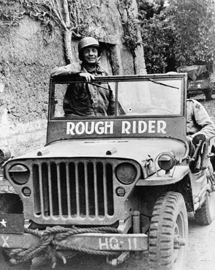 Brig. Gen. Theodore Roosevelt Jr. in his Jeep “Rough Rider,” Normandy, June 1944 (Library of Congress: LC-USZ62-99501)
