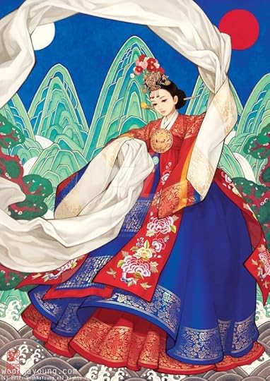 coronet_dance_queen_in_hanbok_by_Wooh Na-young