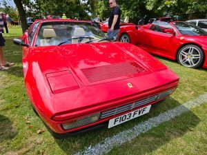 A red Ferrari 328 GTS