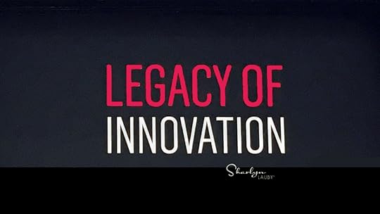 wall sign about knowledge management saying legacy of innovation