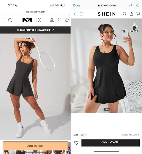 popflex tie-breaker superdress shein dupe