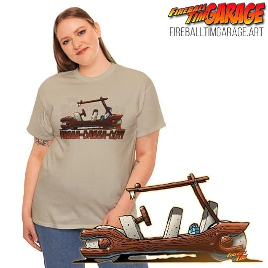 Flintstones Tee Shirt by Fireball Tim Garage