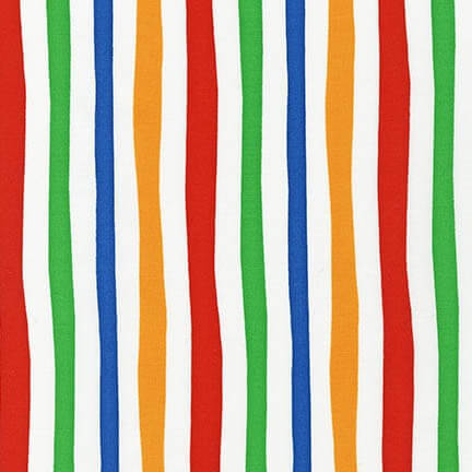 Dr. Seuss Multi Stripe Fabric by the Yard available at ShopNZP.com from Nancy Zieman Productions