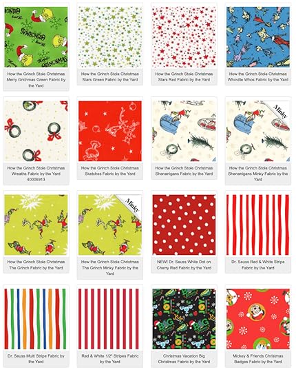 How the Grinch Stole Christmas Fabrics at Nancy Zieman Productions at ShopNZP.com