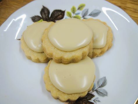 Bready or Not Original: Glazed Maple Shortbread Cookies