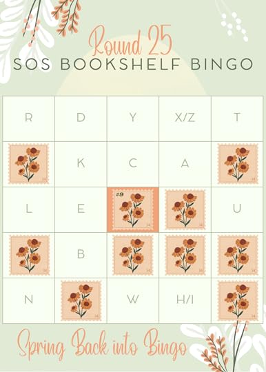 SOS book shelf bingo card