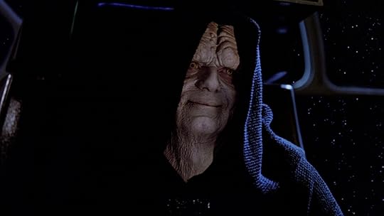 Ian McDiarmid as Emperor Palpatine in Star Wars.