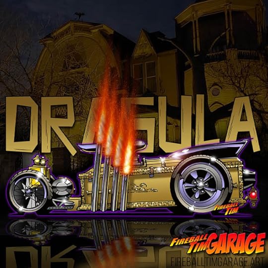 MUNSTERS DRAGULA CONCEPT ART BY FIREBALL TIM