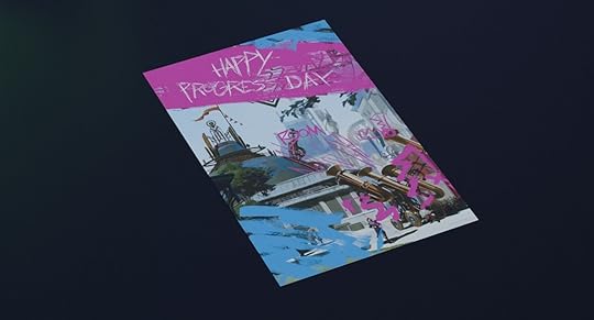 Arcane Double Sided Progress Day Poster with Original Jinx Graffiti