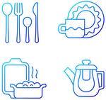 Dishes and silverware in Spanish