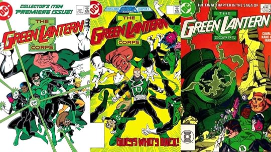 Cover art for the 1986-1988 Green Lantern Corps series.