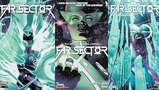 Cover art for Far Sector, a Green Lantern mini-series focusing on a new Lantern hero.